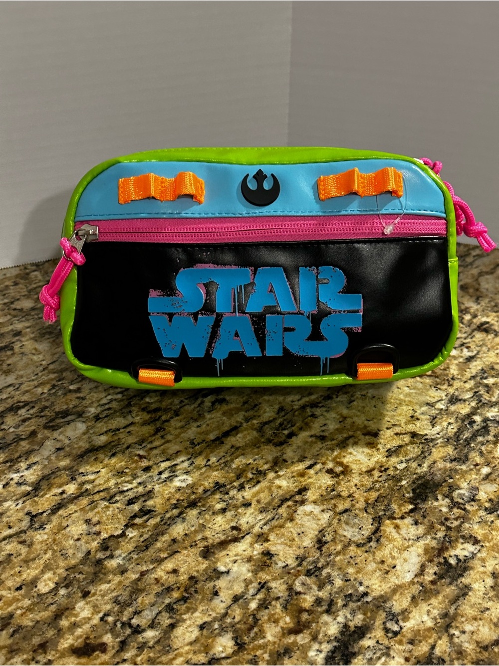 Star Wars Neon Green Black and Blue Crossbody/ Waiste Pouch